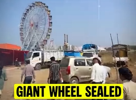 Giant Wheel, Amusement Rides Sealed in Mapusa(Goa) for Operating Without Mandatory NOCs